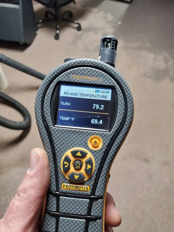 Moisture meter humidity assessment for Fire & Smoke Damage Restoration in Oceanside