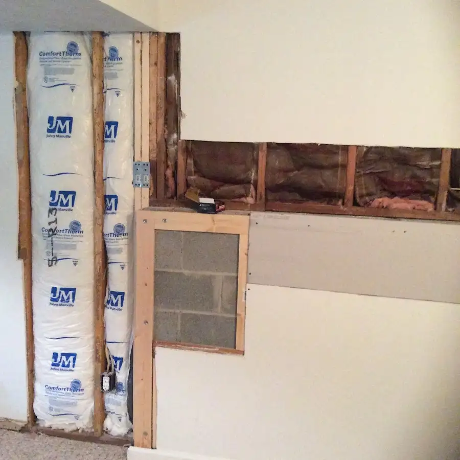 Wall insulation replacement during Structural Drying in Oceanside